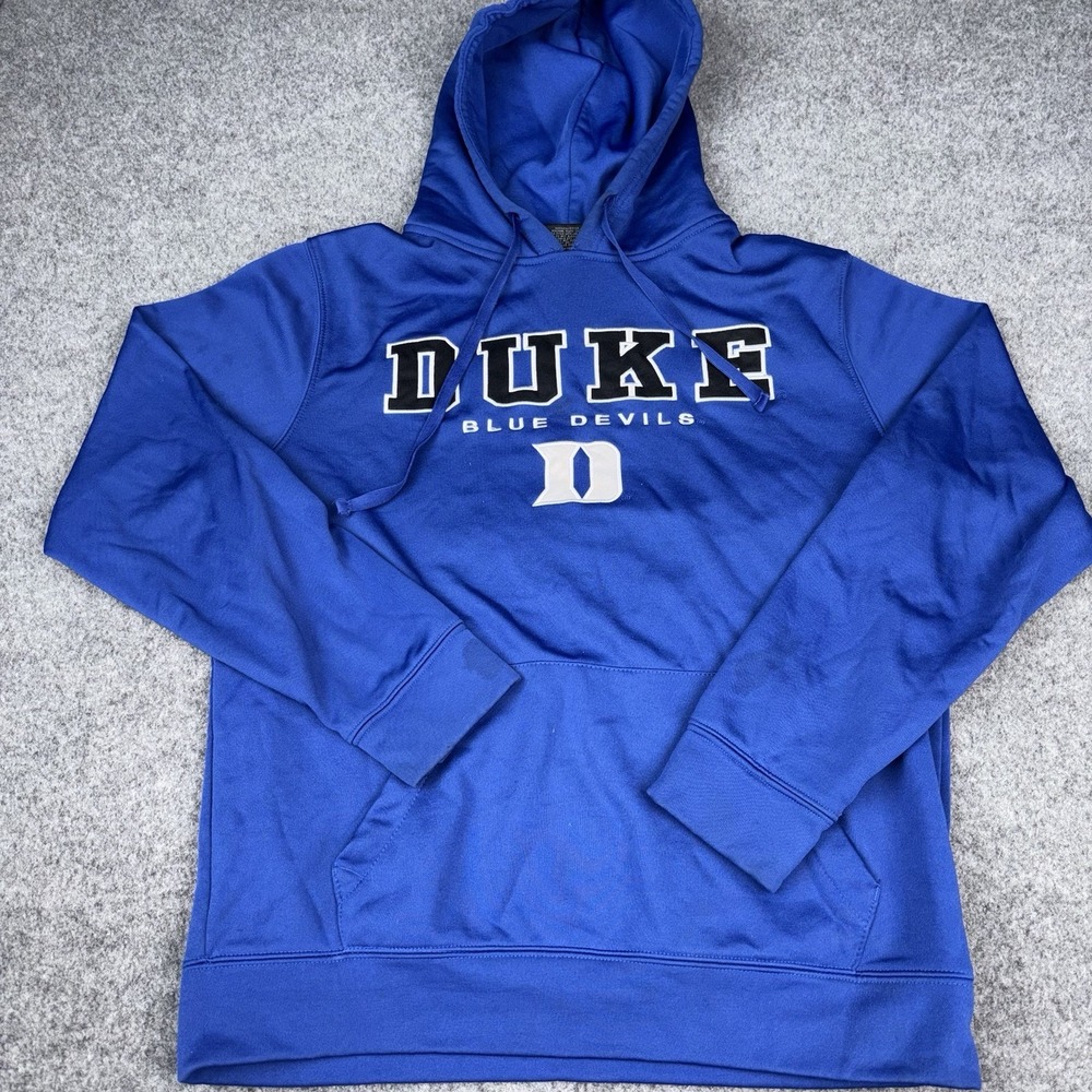 Colosseum‎ Duke Blue Devils Hoodie Men's Large Blue Pullover NCAA Embroidered L